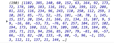 Example Data Array